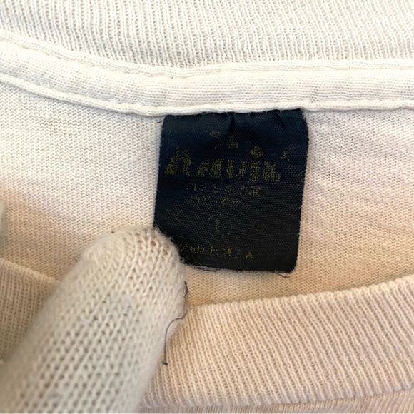 Vtg 90s Hard Rock Cafe Los Angeles T-Shirt White Single Stitch Anvil‎ USA Large - Picture 4 of 12